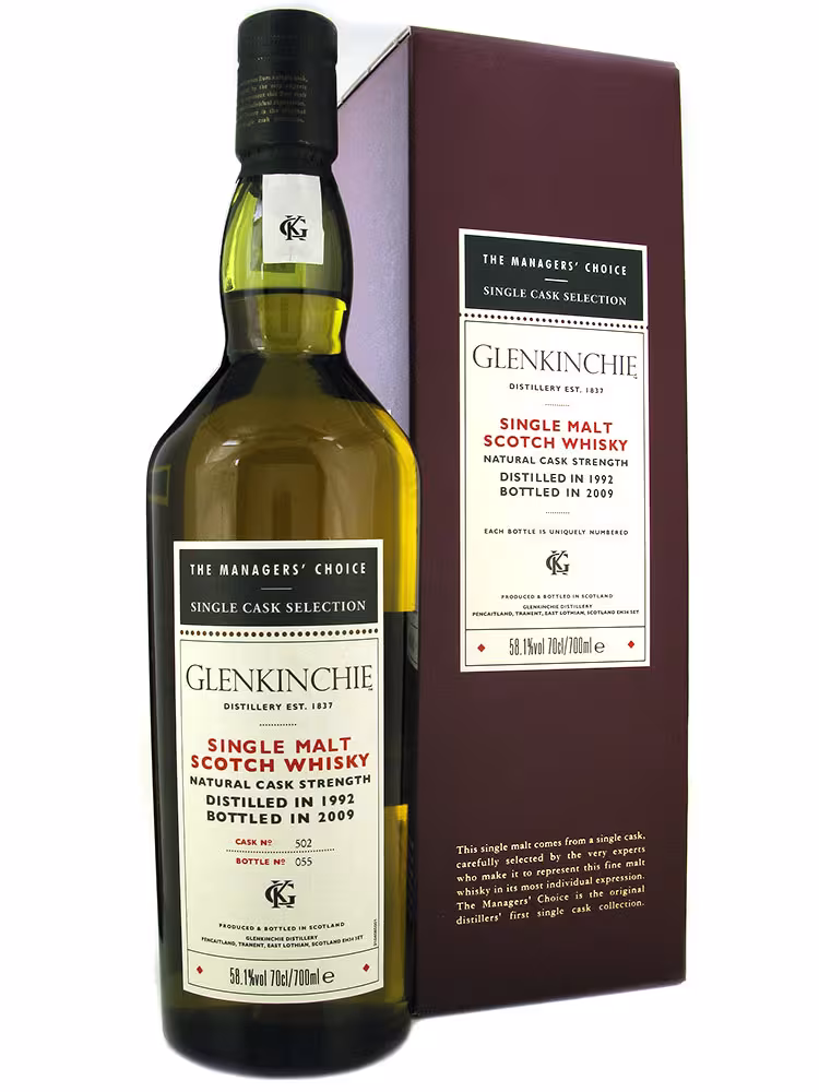 Glenkinchie 1992 Managers Choice 58.1% 70cl