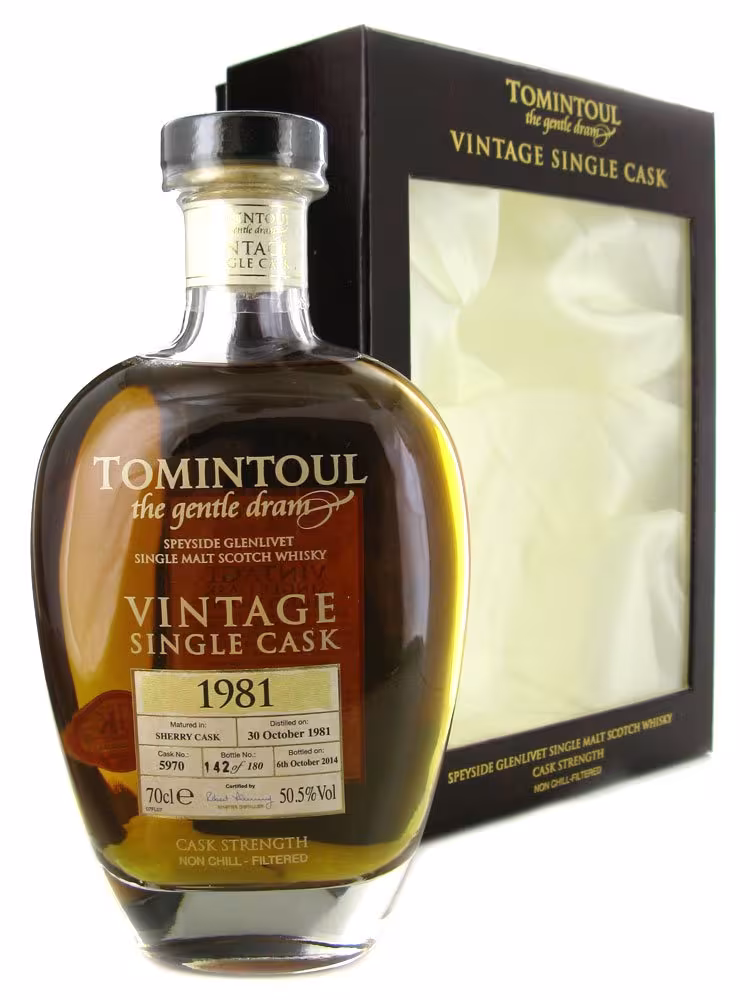 Tomintoul 1981 Cask 5970 50.5% 70cl