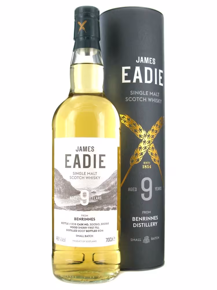 Benrinnes 9 Year Old James Eadie Small Batch 46% 70cl
