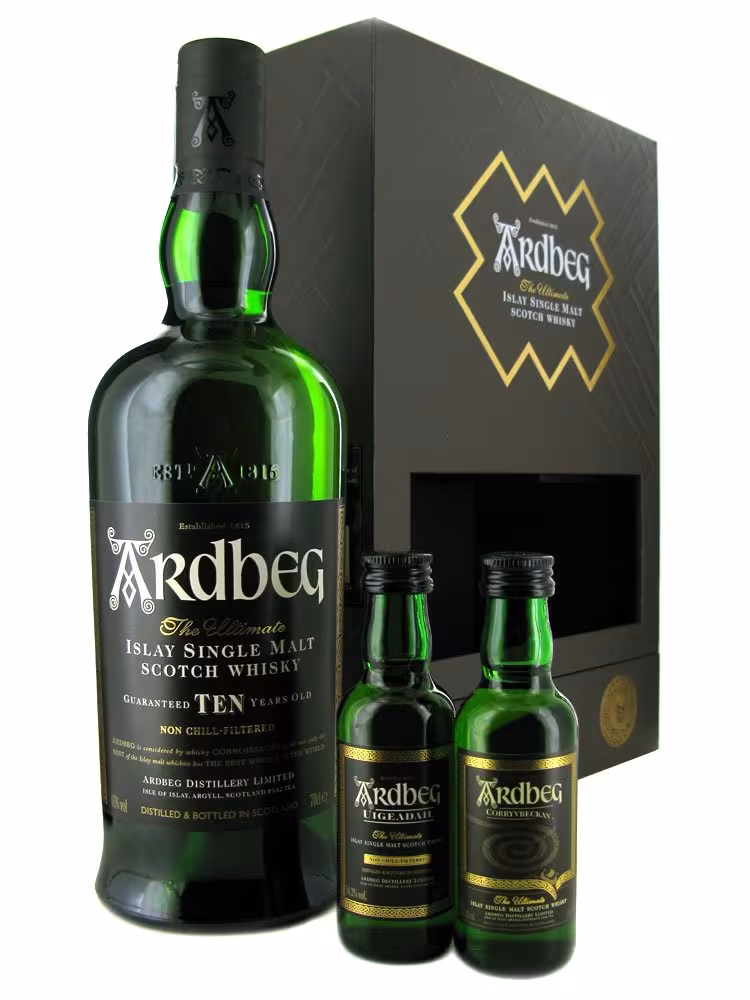 Ardbeg Exploration Gift Pack 10 Year Old Plus Minis