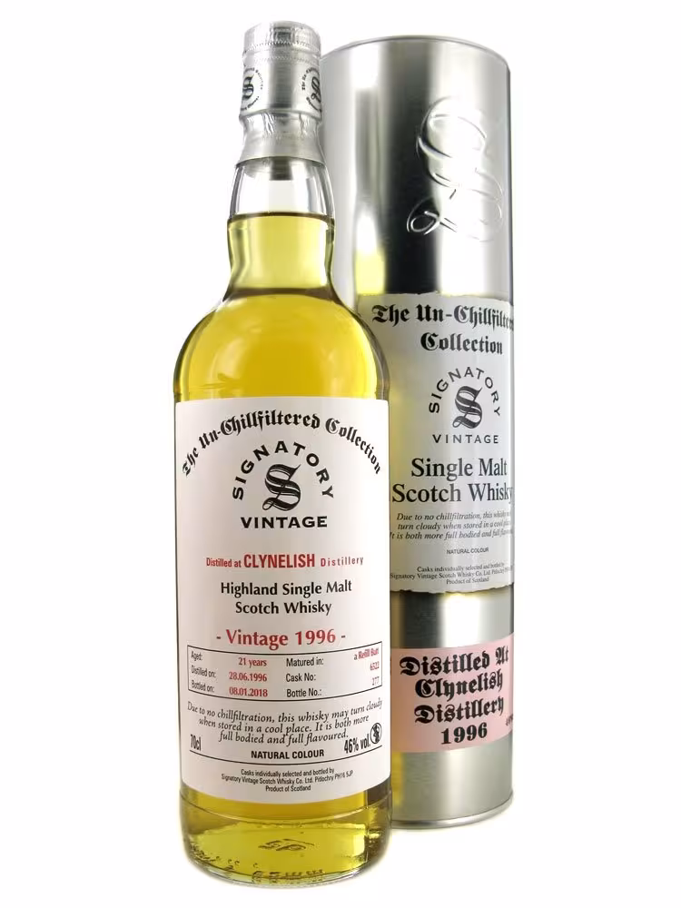 Clynelish 1996 21 Year Old Signatory 46% 70cl