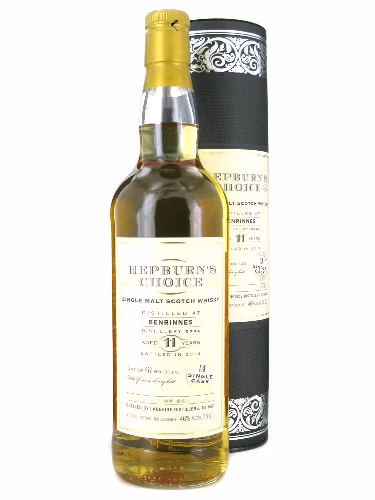 Benrinnes 2002 11 Year Old Hepburns Choice 46% 70cl