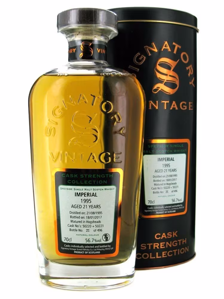 Imperial 1995 Signatory Cask Strength 55.6% 70cl