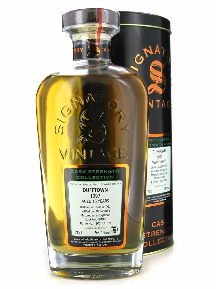 Dufftown 1997 15 Year Old Signatory Vintage Cask Strength 51.6% 70cl