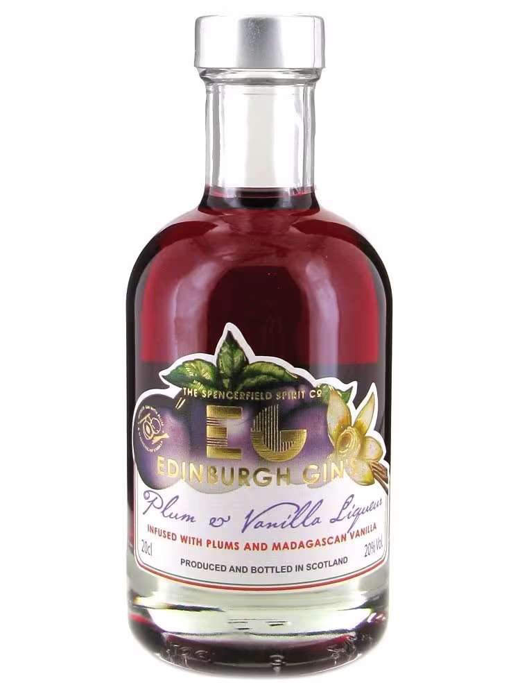 Edinburgh Gin Plum and Vanilla Liqueur 20% 20cl