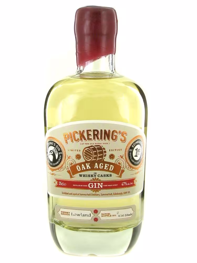 Pickerings Lowland Oak Aged Gin 47% 70cl