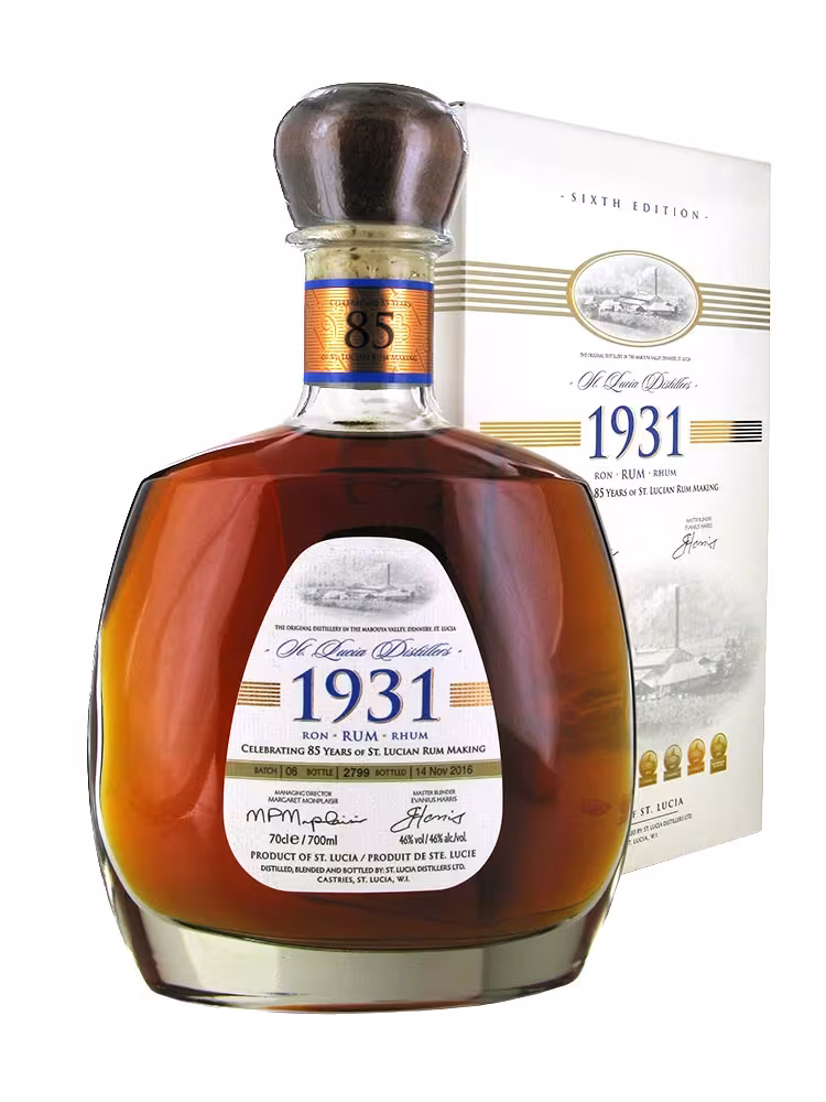 St Lucia Distillers 1931 Rum 6th Edition 46% 70cl