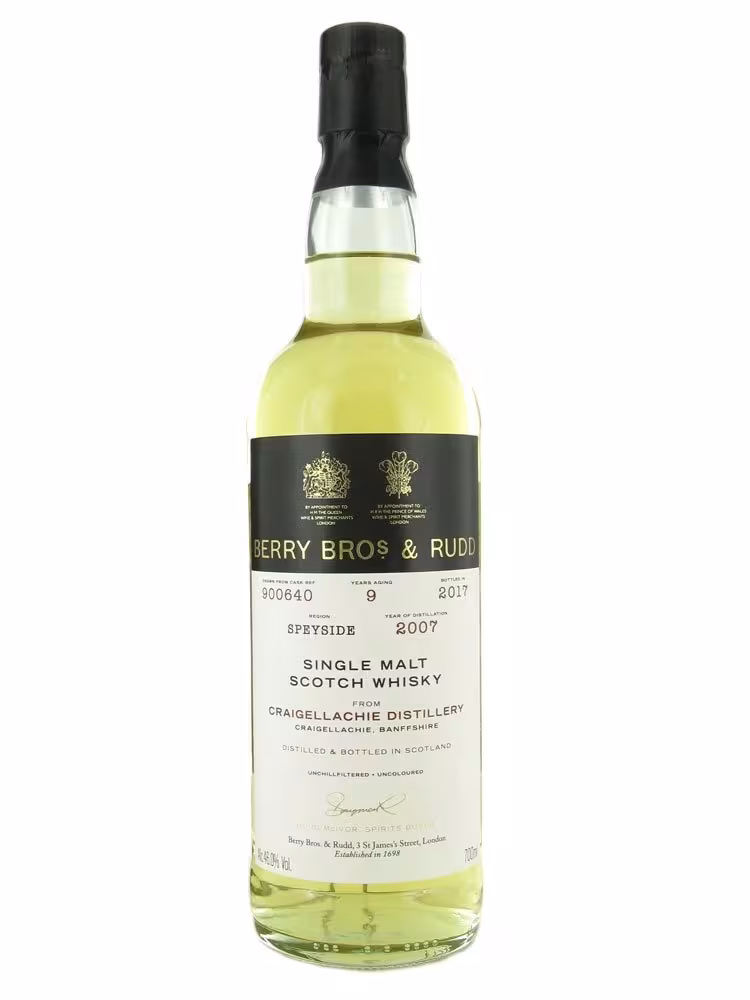 Craigellachie 2007 Berry Bros & Rudd 46% 70cl