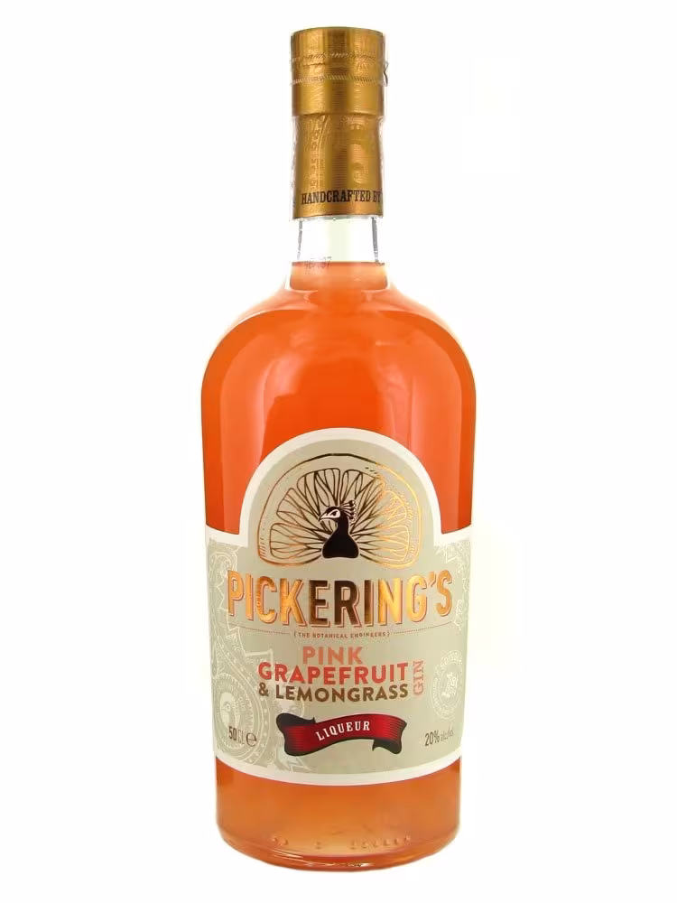 Pickerings Pink Grapefruit and Lemongrass Gin Liqueur 20% 50cl