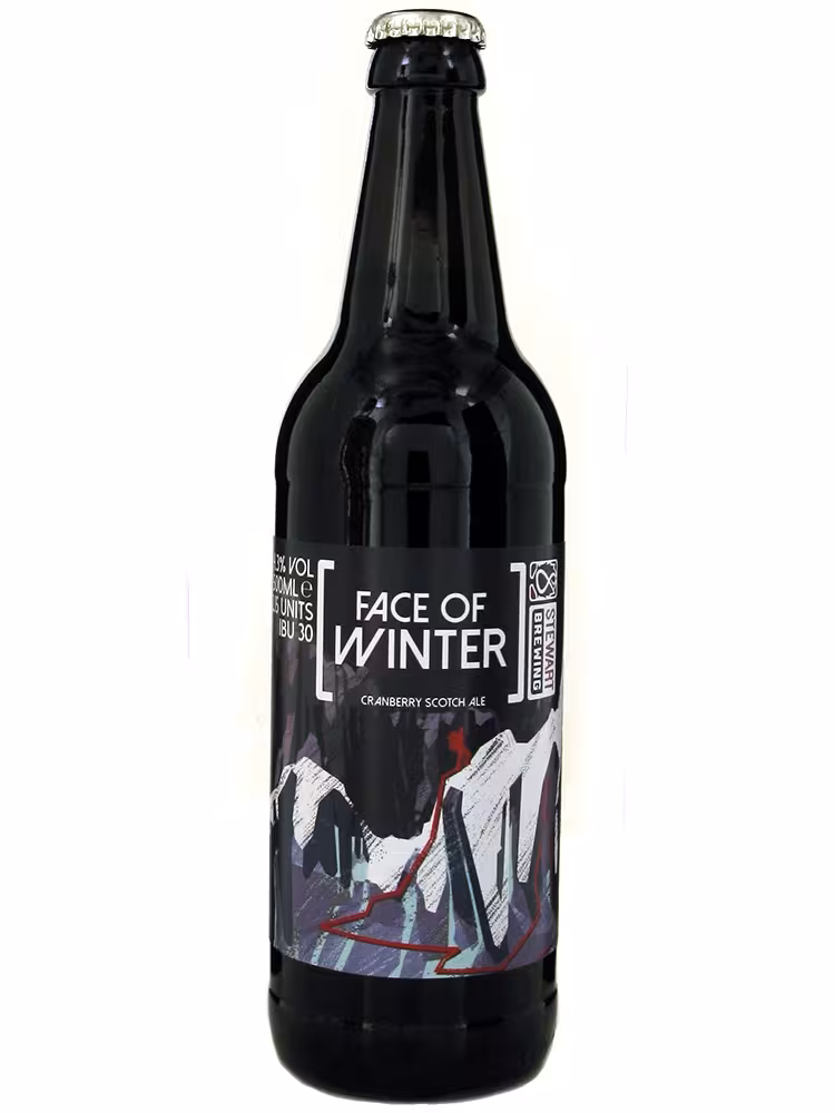 Stewart Brewing Face of Winter Cranberry Scotch Ale 4.3% 50cl