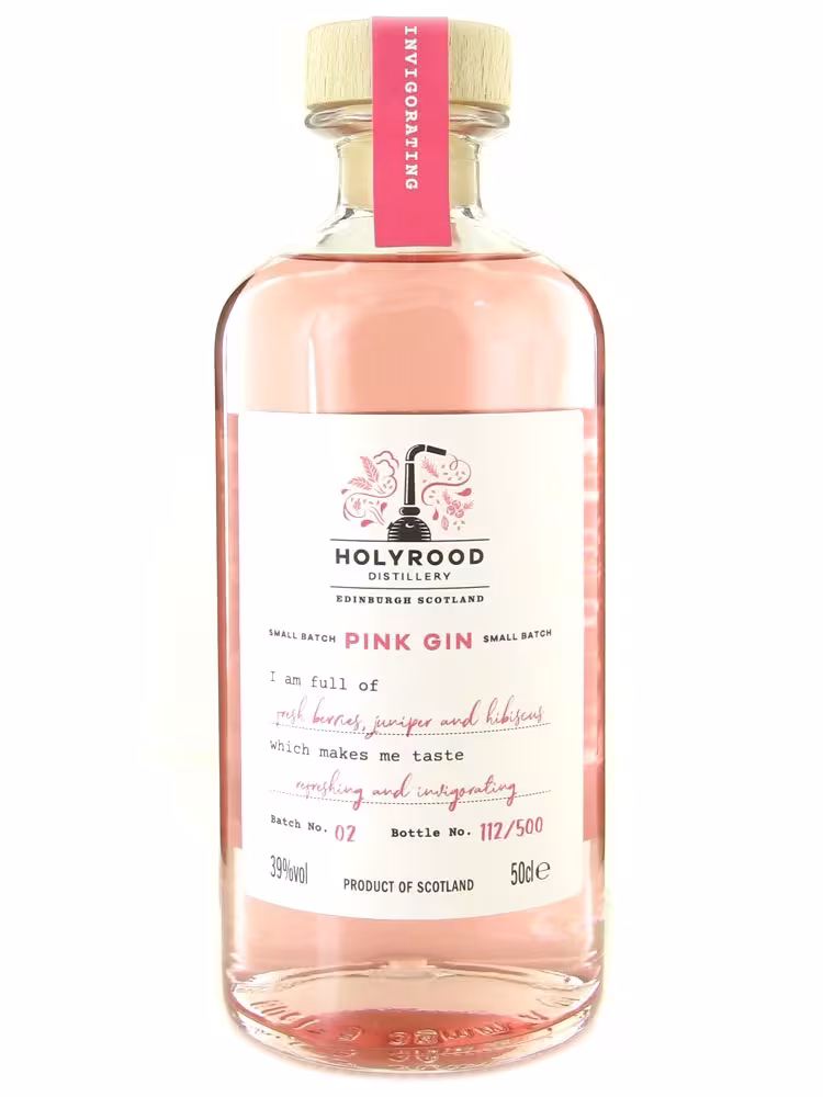 Holyrood Pink Gin 39% 50cl
