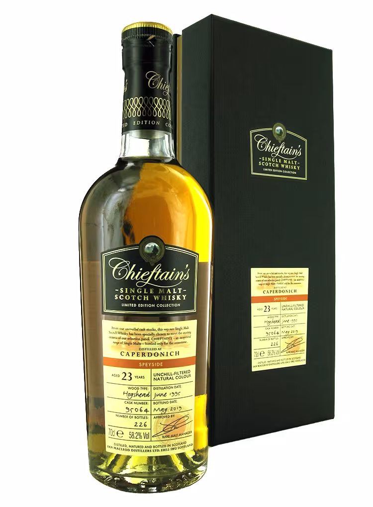 Caperdonich 1995 23 Year Old Chieftain's 58.2% 70cl