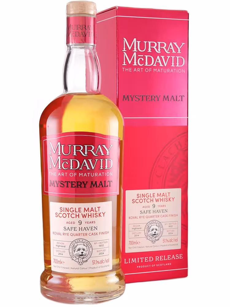 Safe Haven 9 Year Old Murray McDavid Koval Rye Matured 51.1% 70cl