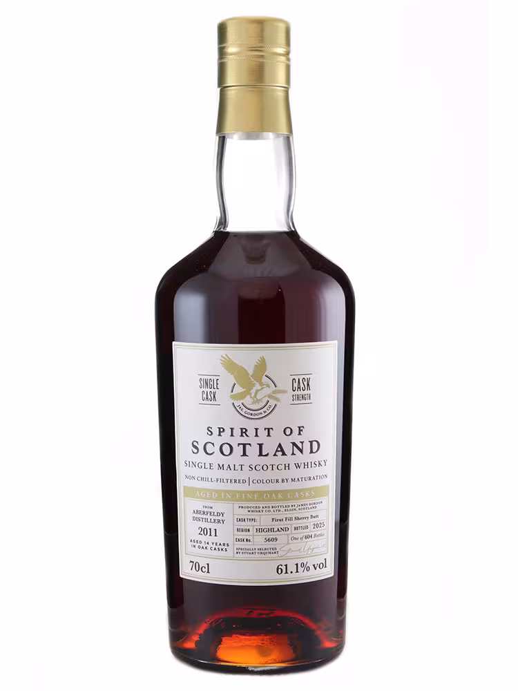 Aberfeldy 2011 14 Year Old Spirit of Scotland #5609 61.1% 70cl