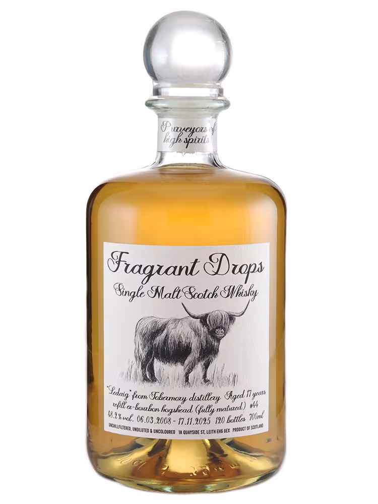 Ledaig 2008 17 Year Old Fragrant Drops Refill Bourbon #44 48.2% 70cl
