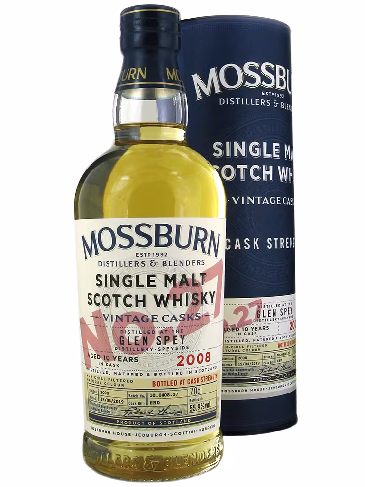 Glen Spey 2008 10 Year Old Mossburn Distillers 55.9% 70cl