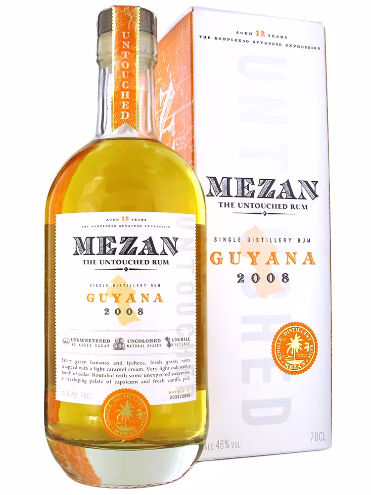 Guyana 2008 12 Year Old Mezan 46% 70cl