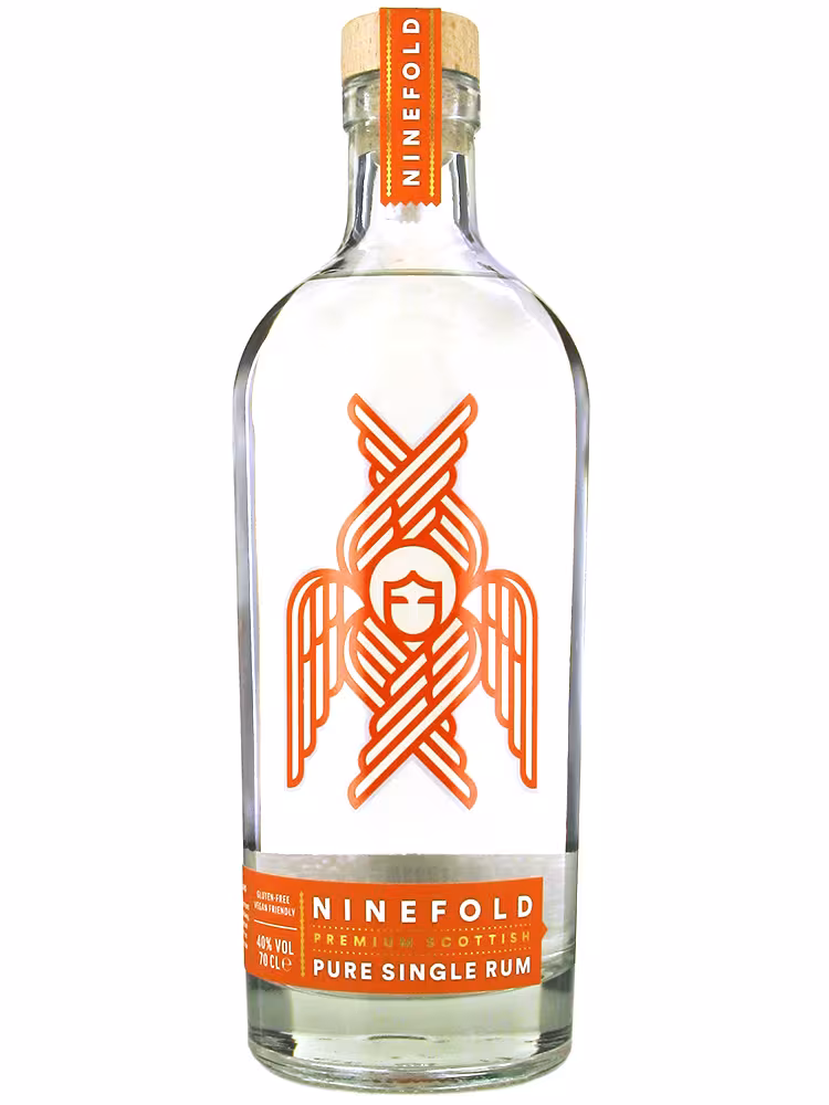 Ninefold Scottish Pure Single White Rum 40% 70cl