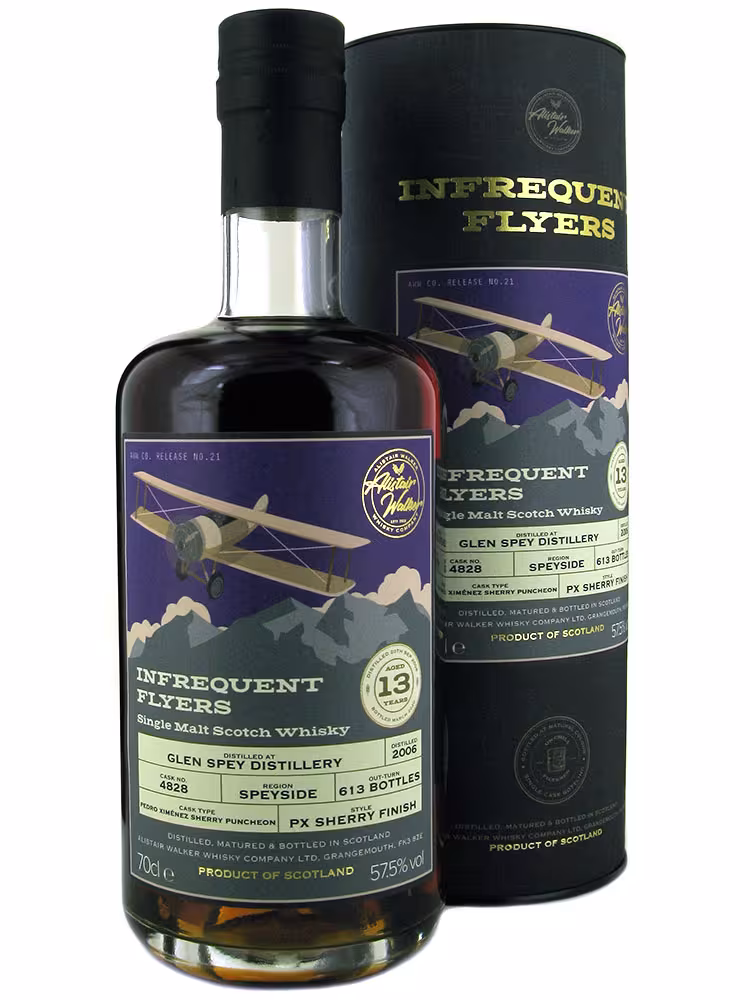Glen Spey 2006 13 Year Old Infrequent Flyers 57.5% 70cl