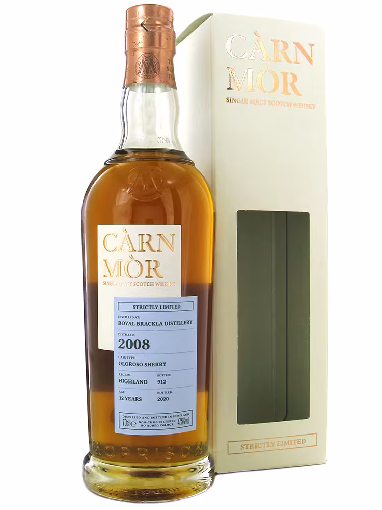 Royal Brackla 2008 12 Year Old Carn Mor 47.5% 70cl