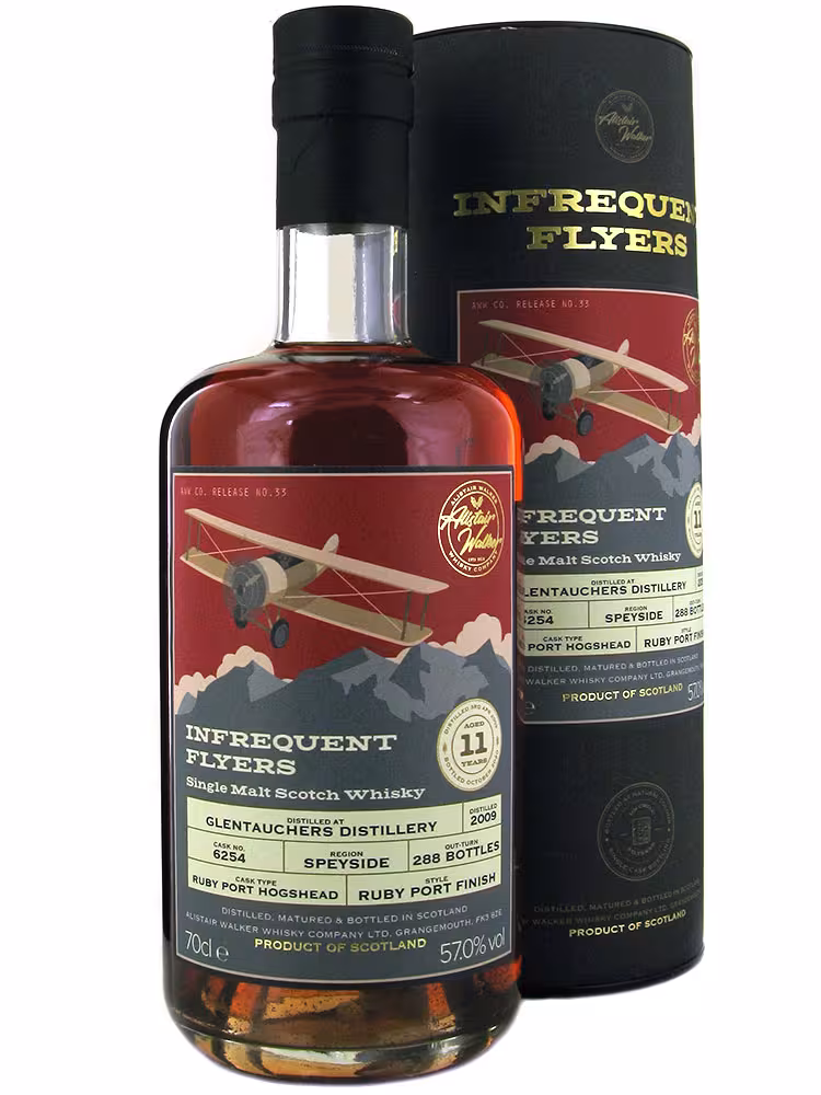 Glentauchers 2009 11 Year Old Infrequent Flyers Port Finish 57% 70cl
