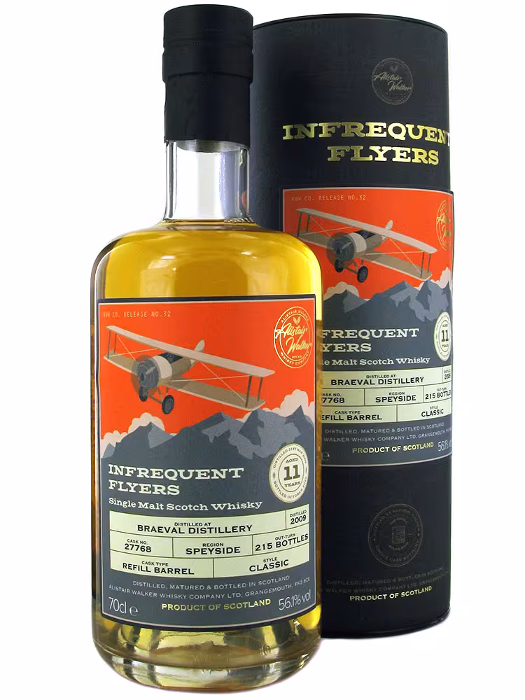 Braeval 2009 11 Year Old Infrequent Flyers 56.1% 70cl