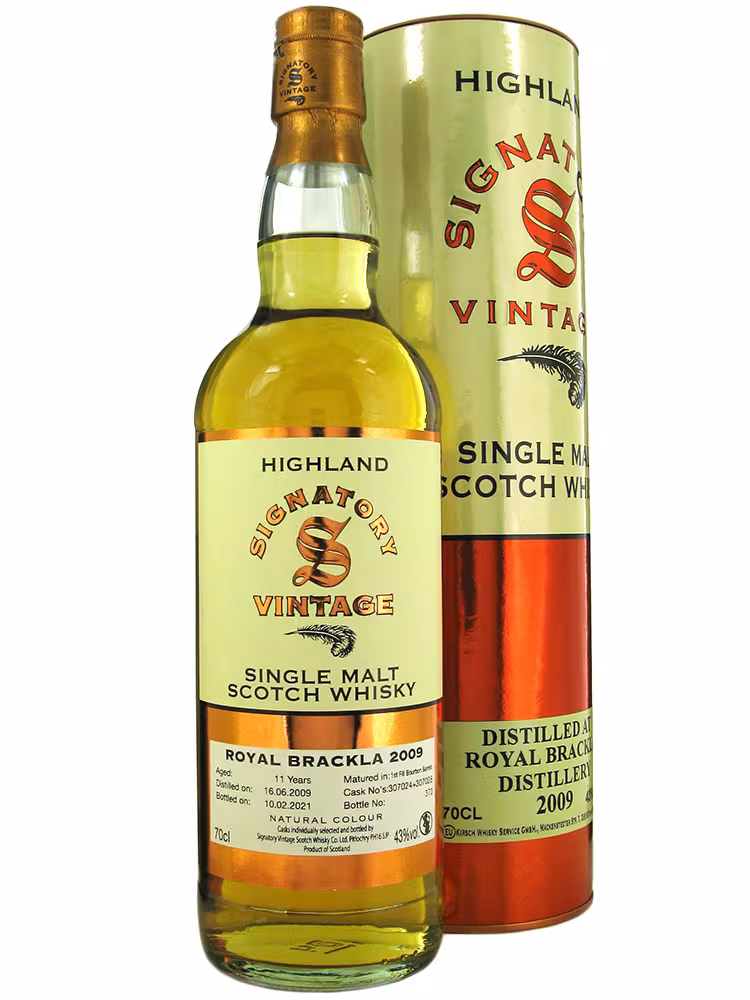 Royal Brackla 2009 Signatory Vintage 43% 70cl