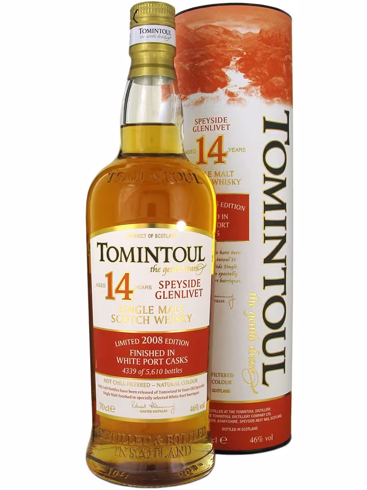 Tomintoul 2008 14 Year Old White Port Finish 46% 70cl