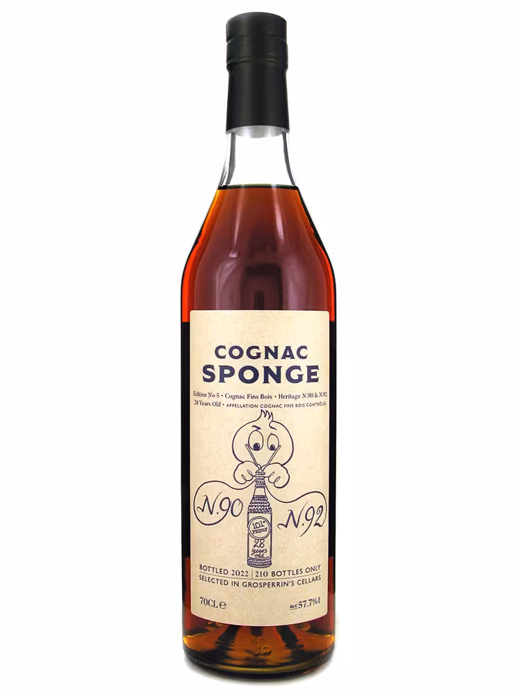 Cognac Sponge Fins Bois 28 Year Old 5 57.7% 70cl