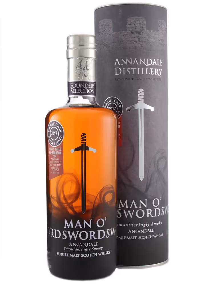 Annandale 2017 6 Year Old Man O Sword Ex DO Bourbon #1483 59.5% 70cl