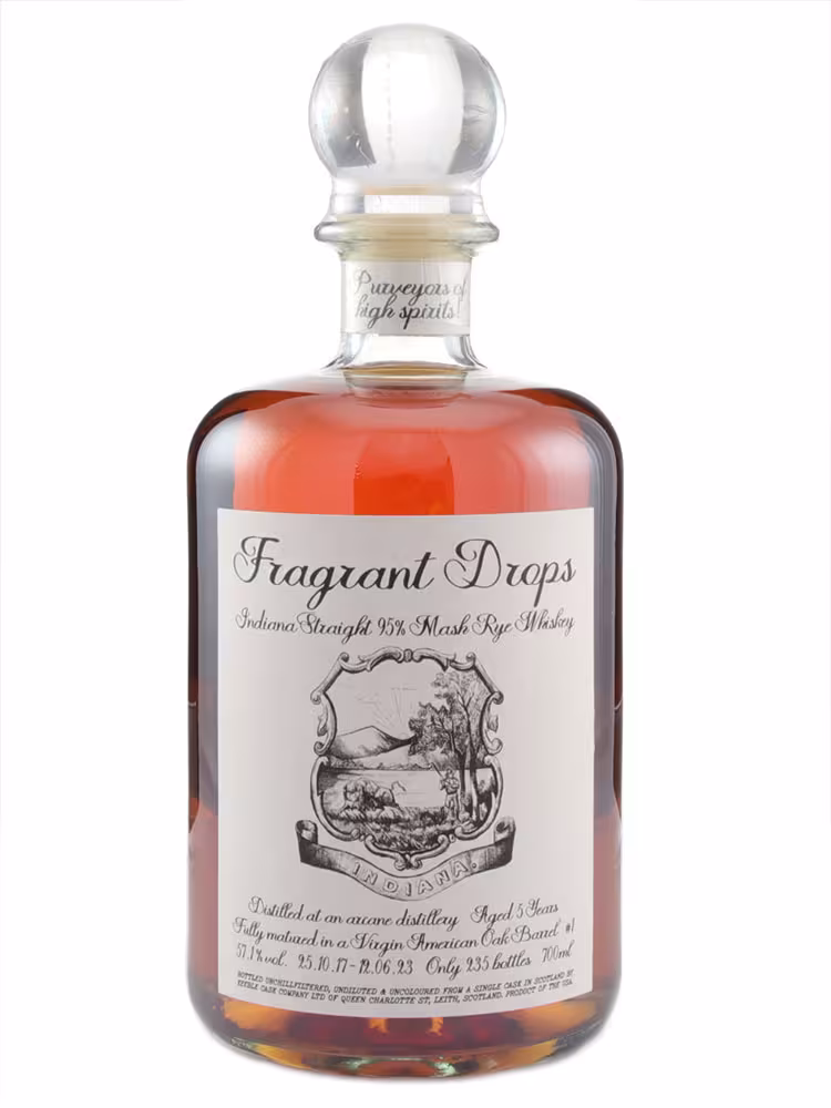 Indiana Rye 2017 5 Year Old Fragrant Drops Virgin Oak 57.1% 70cl