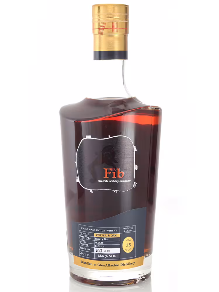 Glenallachie 15 Year Old Fib Whisky Sherry Butt Copper & Oak Series 2 62.6% 70cl