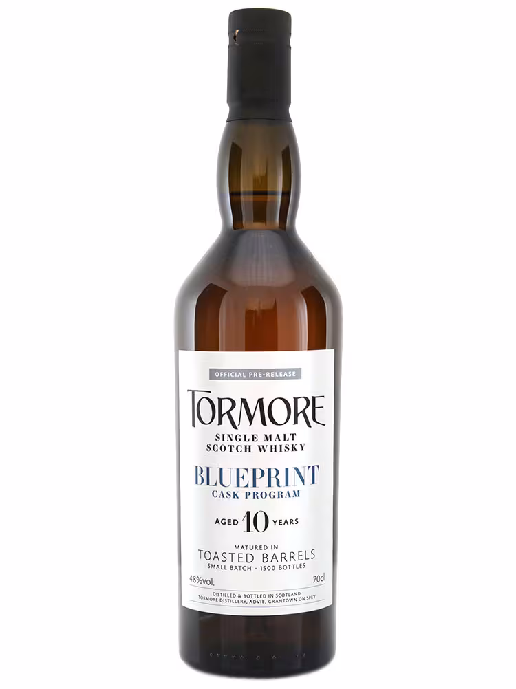 Tormore 10 Year Old Blueprint Toasted Barrel 48% 70cl