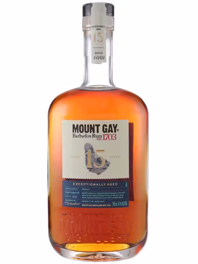 Mount Gay 15 Year Old Rum 43% 70cl